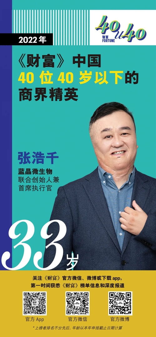 2022年 財富 中國40位40歲以下的商界精英 張一鳴入選 shein創(chuàng)始人上榜